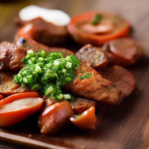 Carne a la parrilla con chimichurri: una receta típica de Argentina

