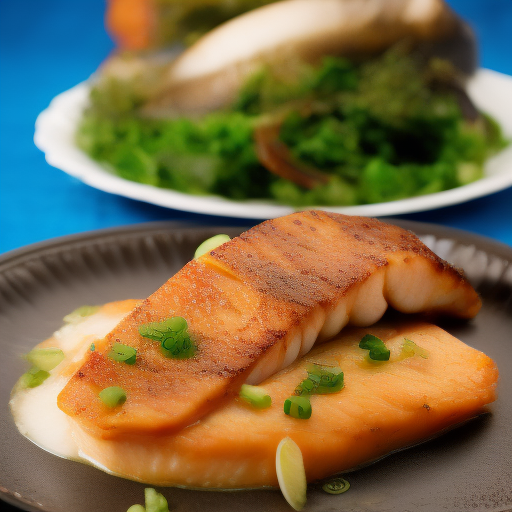 Delicioso Pescado al Horno con Verduras de Argentina

