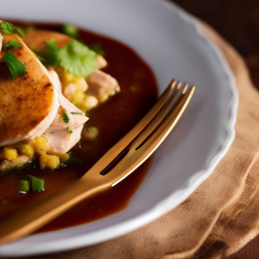 Ensalada de Pollo con Aderezo de Mostaza y Miel

