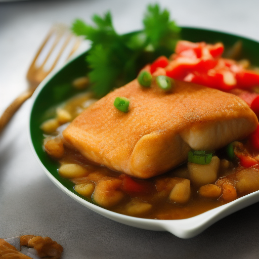 Receta China de Pescado en Salsa de Soja

