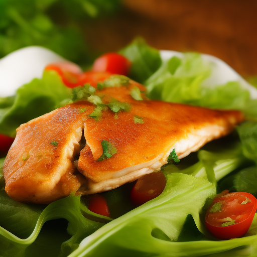 Filetes de pescado en salsa de tomate y albahaca

