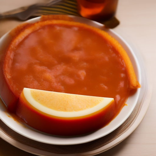 Delicioso postre español – Flan de naranja

