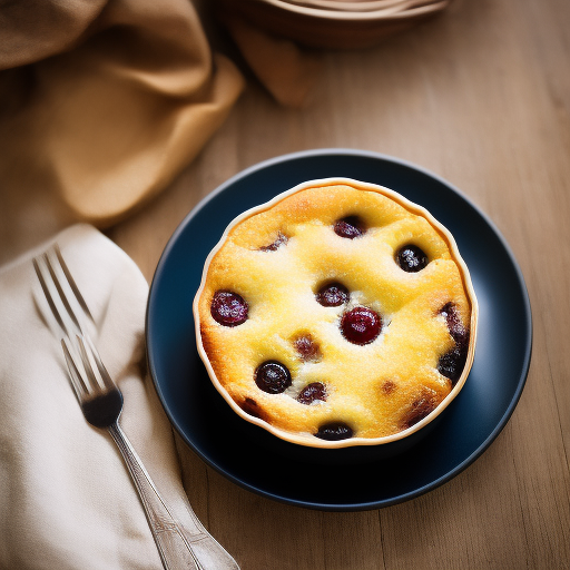 Delicioso postre francés: Clafoutis de cerezas
