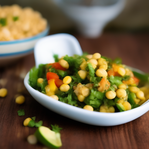 Ensalada India de Garbanzos: Una Receta Sana y Sabrosa 

