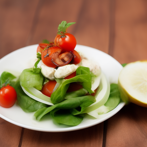 Ensalada Caprese con un toque especial

