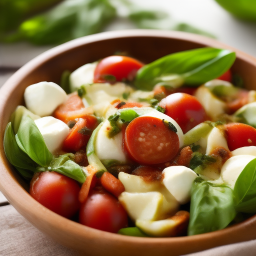 Ensalada Caprese – Una Receta Italiana Clásica con un Toque Refrescante

