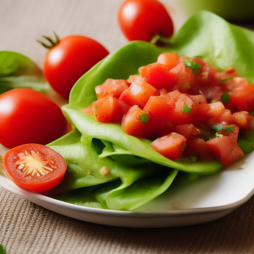 Ensalada de aguacate y tomate italiano

