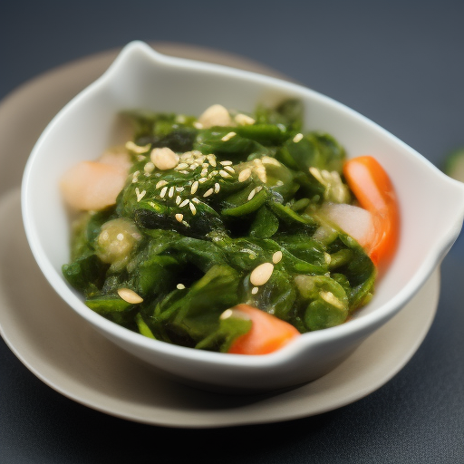 Ensalada Japonesa de Wakame con Goma

