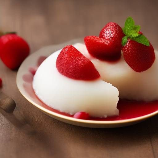 Delicioso Postre Japonés: Mochi de Fresa

