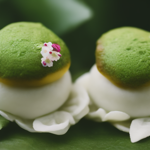 Deliciosos Mochis de Té Verde

