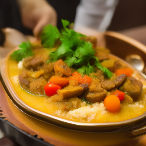 Tajine marroquí de cordero con limón

