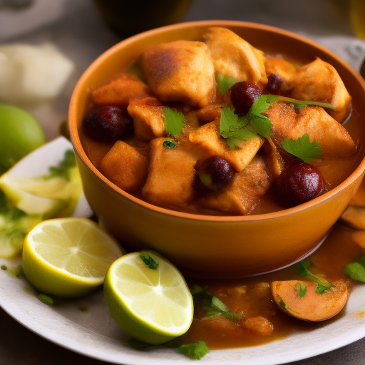 Tajine de Pollo con Limón y Aceitunas

