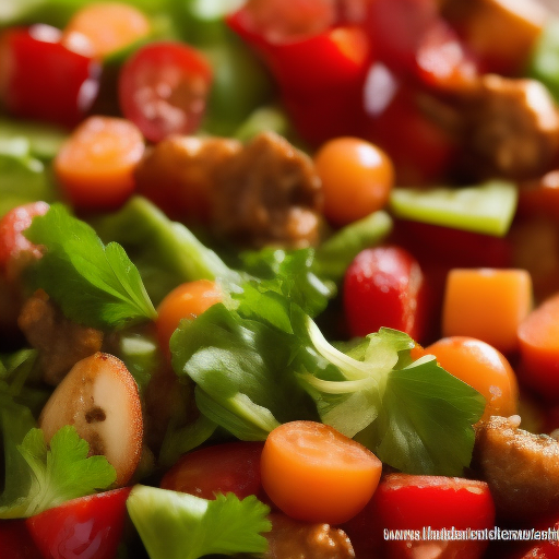 Ensalada Marroquí de Garbanzos y Berenjena

