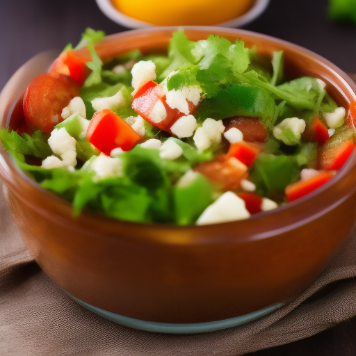 Ensalada Mexicana con un toque picante

